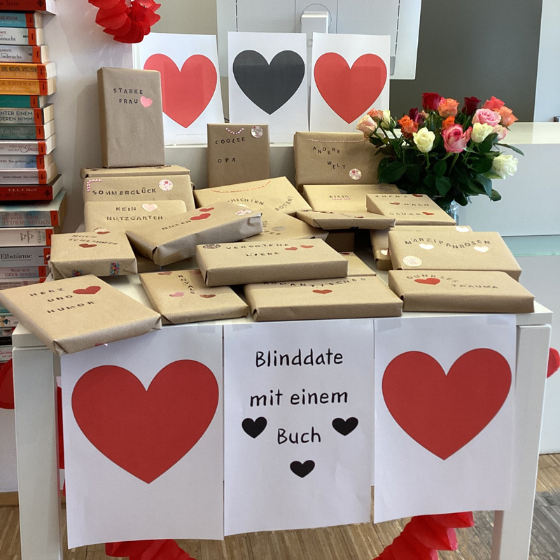 Stadtbücherei Laichingen Blind Date mit einem Buch Ausleihen zuhause auspacken und überraschen lassen