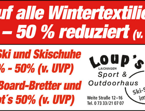 Loup´s Sport- und Outdoorhaus Sale!