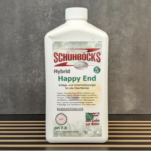Hybrid Happy End von Schuhböcks - Alltags und Unterhaltsreiniger für alle Oberflächen